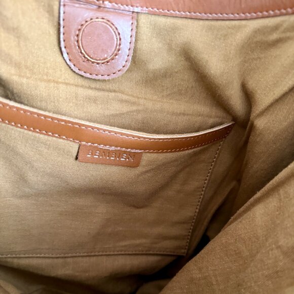 Bembien Black Woven Leather Gigi Crossbody Bag - Picture 16 of 16